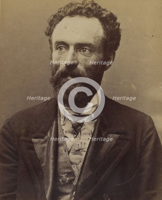 Gordon. Max. 39 ans, né le 20/8/54 à Vilna (Italie). Employé de commerce. Anarchiste. 2/7/94., 1894. Creator: Alphonse Bertillon.