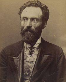 Gordon. Max. 39 ans, né le 20/8/54 à Vilna (Italie). Employé de commerce. Anarchiste. 2/7/94., 1894. Creator: Alphonse Bertillon