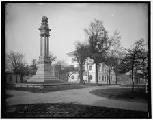 Gordon Monument and post office, Savannah, Ga., c1900. Creator: Unknown