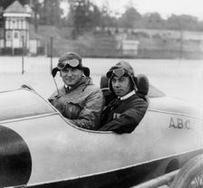 Gordon England in ABC at Brooklands 1921. Creator: Unknown
