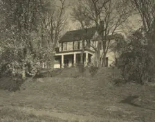 Gordon - Green Terrace, Falmouth, front, Washington Highway, between 1925 and 1929. Creator: Frances Benjamin Johnston