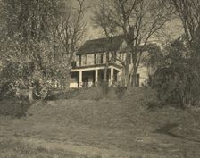 Gordon - Green Terrace, Falmouth, front, Washington Highway, between 1925 and 1929. Creator: Frances Benjamin Johnston