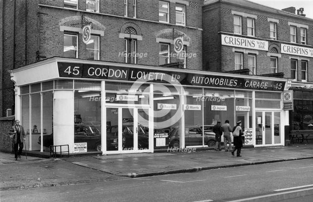 Gordon Lovett British Leyland dealership in Ealing circa 1979. Creator: Unknown.
