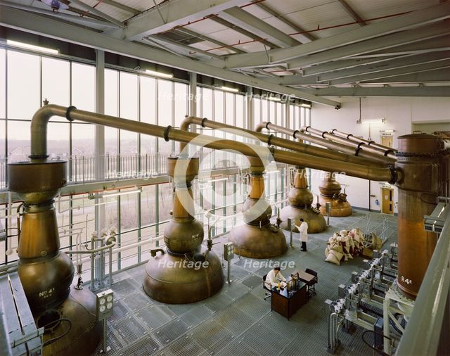 Gordon's Gin distillery, Southfields, Laindon, Basildon, Essex, 09/01/1990. Creator: John Laing plc.