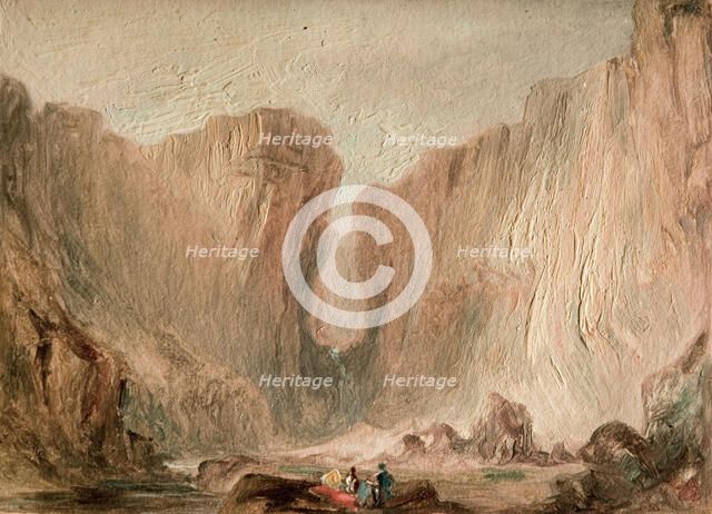 Gordale Scar, Yorkshire Dales [undated]. Creator: Lines Family.