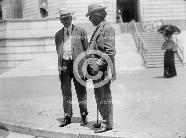 Gore, James Howard Prof., G.W.U.; Right, with Cyrus H. Mccormick, 1911. Creator: Harris & Ewing.
