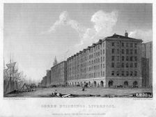 Goree Buildings, Liverpool, 1828.Artist: William Westall