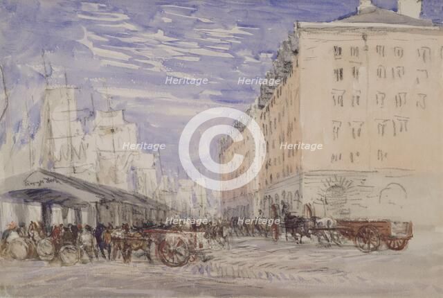 Goree Docks, Liverpool, c1830s. Creator: David Cox the Elder.