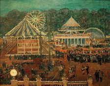 Gorky Central Park of Culture and Leisure, 1933. Creator: Vogeler, Heinrich (1872-1942)