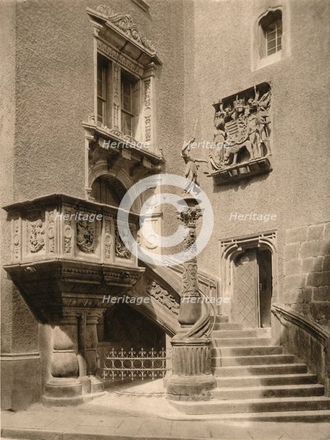'Goritz - Town Hall Stairs', 1931. Artist: Kurt Hielscher.