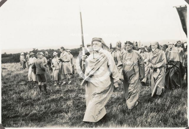 Gorsedh Kernow, Castle Killibury Camp, Egloshayle, Cornwall, 1936. Creator: Unknown.