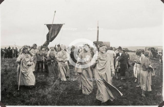 Gorsedh Kernow, Castle Killibury Camp, Egloshayle, Cornwall, 1936. Creator: Unknown.