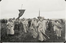 Gorsedh Kernow, Castle Killibury Camp, Egloshayle, Cornwall, 1936. Creator: Unknown