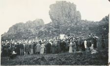 Gorsedh Kernow, St Michael's Chapel, Roche Rock, Roche, Cornwall, 1933. Creator: Unknown