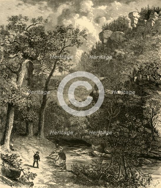 'Goshen Pass', 1872.  Creator: Henry Duff Linton.