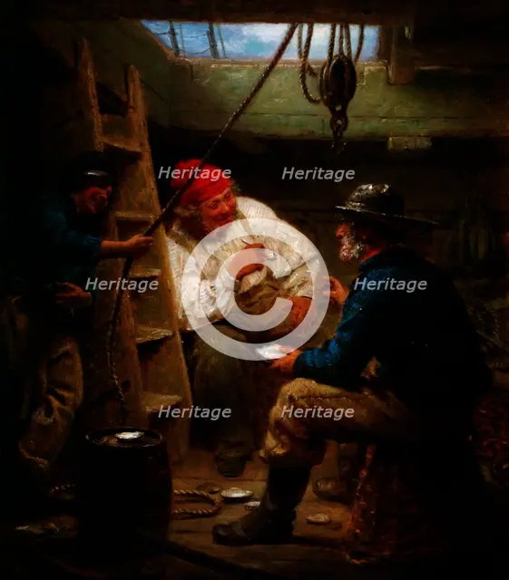 'Gossip in the hold', c1843-c1886.  Artist: John Morgan