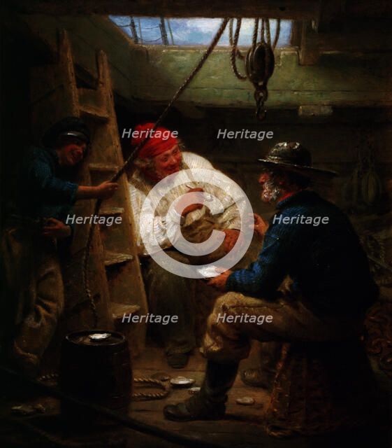 'Gossip in the hold', c1843-c1886.  Artist: John Morgan