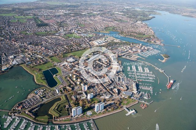Gosport High Street Heritage Action Zone and town centre, Gosport, Hampshire, 2020. Creator: Damian Grady.