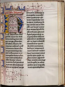 Gospel Book with Evangelist Portraits: Decorated Initial, c. 1480. Creator: Hausbuch Master (German)