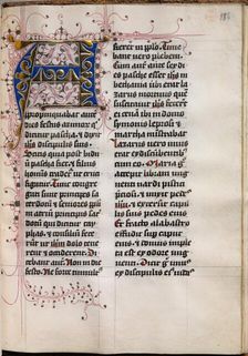 Gospel Book with Evangelist Portraits: Decorated Initial, c. 1480. Creator: Hausbuch Master (German)