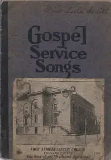 Gospel Service Songs, 1938. Creator: Unknown