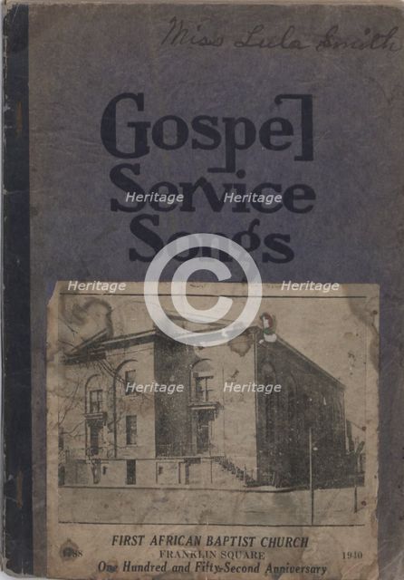 Gospel Service Songs, 1938. Creator: Unknown.