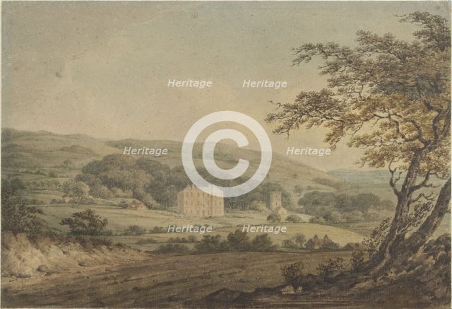 Gatcombe House on the Isle of Wight, 1827-1837. Creator: Anthony Vandyke Copley Fielding.