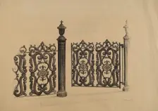 Gate, 1935/1942. Creator: Jerome Hoxie