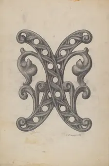 Gate, 1937. Creator: Austin L. Davison