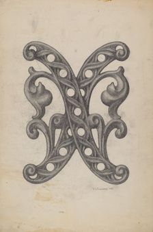 Gate, 1937. Creator: Austin L. Davison