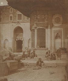 Gate to Imperial Palace and Fountain of Ahmed III, 1857. Creator: James Robertson