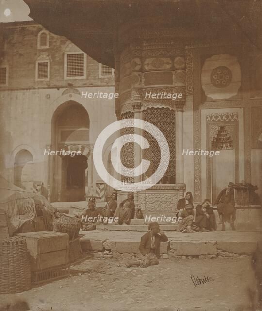 Gate to Imperial Palace and Fountain of Ahmed III, 1857. Creator: James Robertson.