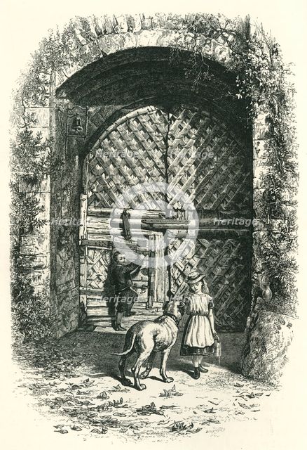'Gate at Chepstow', c1870.