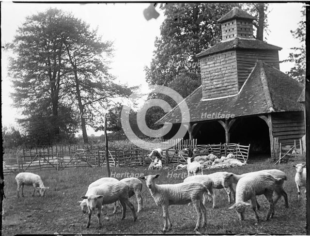 Gate Cottage, Dovecote, Horsenden, Princes Risborough, Wycombe, Buckinghamshire, 1918. Creator: Katherine Jean Macfee.