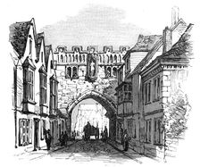 Gate, High-Street, Salisbury, 1872. Creator: Unknown