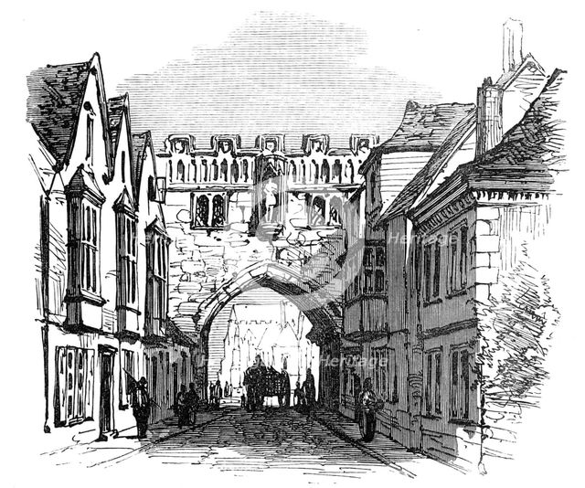 Gate, High-Street, Salisbury, 1872. Creator: Unknown.