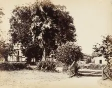 Gate Leading into Our House, 1850s. Creator: Captain R. B. Hill
