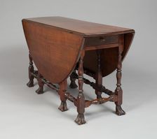Gate Leg Table, 1710/30. Creator: Unknown