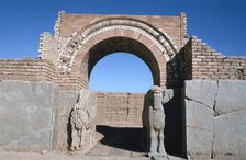 Gate, Northwest Palace, Calah (Nimrud), Iraq, 1977