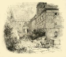 Gate of the Lions at Mycenae 1890. Creator: Unknown