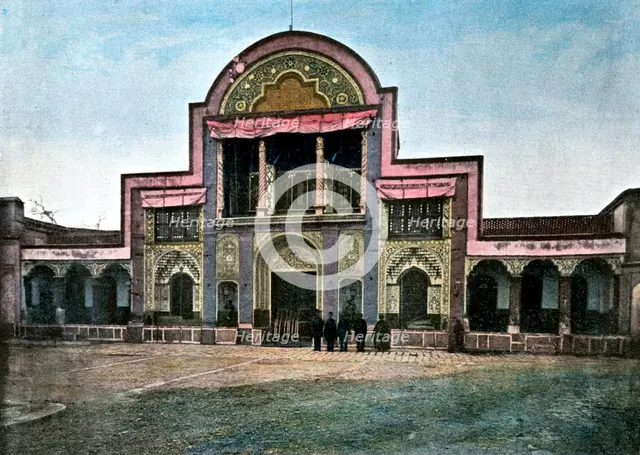 Gate of the palace of the Shah, Tehran, c1890. Artist: Gillot