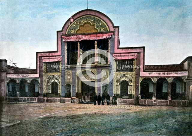 Gate of the palace of the Shah, Tehran, c1890. Artist: Gillot