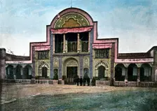 Gate of the palace of the Shah, Tehran, c1890. Artist: Gillot