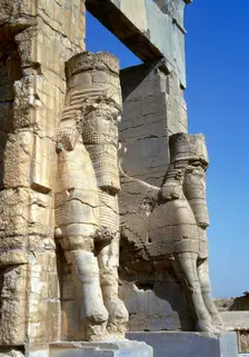 Gate of All Nations or The Gate of Xerxes, Persepolis, Fars province, Islamic Republic of Iran, 1994 Creator: LTL