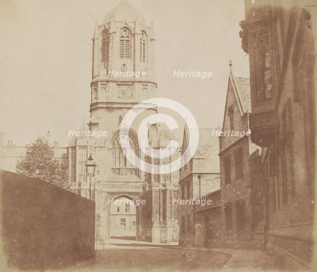 Gate of Christchurch, before September 1844. Creator: William Henry Fox Talbot.