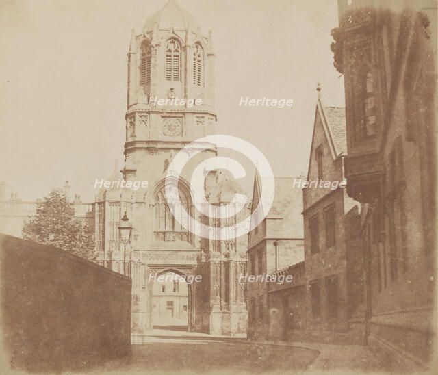 Gate of Christchurch, before September 1844. Creator: William Henry Fox Talbot.