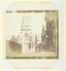 Gate of Christchurch, Oxford, c. 1844. Creator: William Henry Fox Talbot