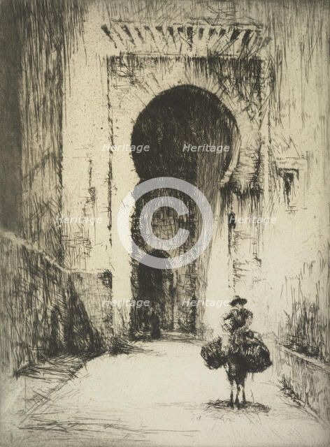 Gate of Justice, Granada, c. 1930. Creator: Sydney Mackenzie Litten.