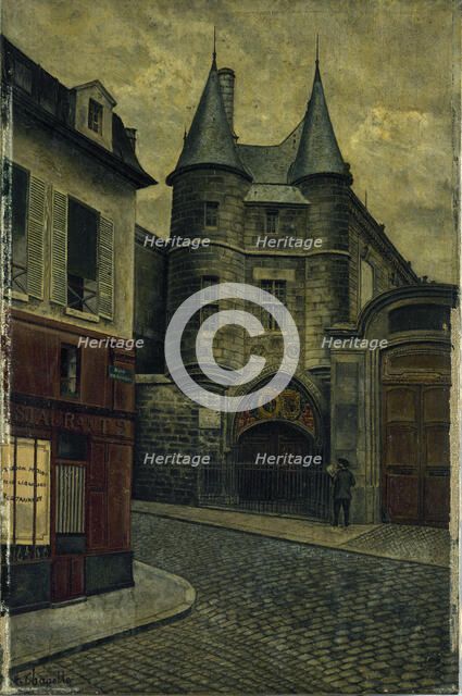 Gate of l'Hotel de Clisson, rue des Archives, 1898. Creator: Henri Chapelle.