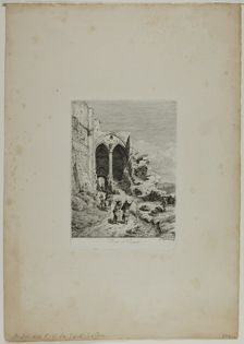 Gate of Orvieto, n.d. Creator: Gustav Friedrich Papperitz